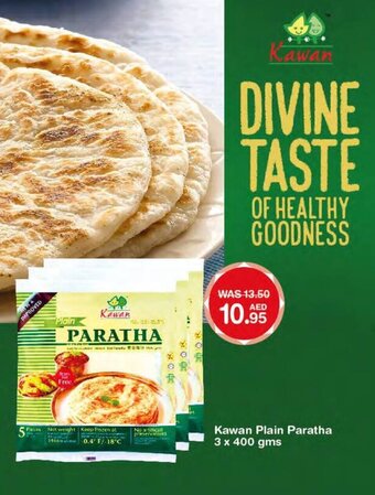Choithrams Kawan plain paratha 3X400GMS offer