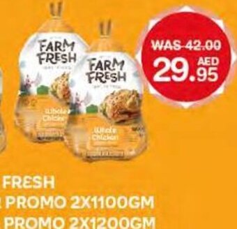Choithrams Farm fresh chicken griller promo 2X1200GM offer