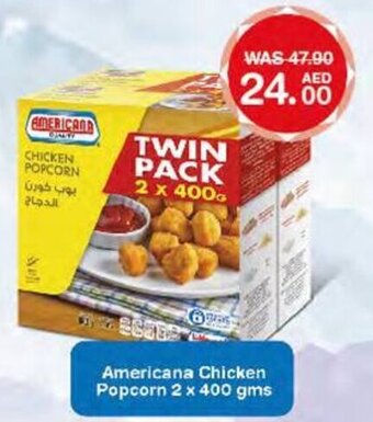 Choithrams Americana chicken popcorn 2X400GMS offer