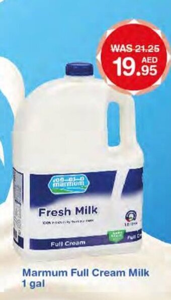 Choithrams Marmum full cream milk 1GAL offer