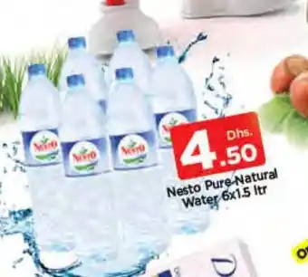 Nesto Nesto pure-natural water 6x1.5 ltr offer