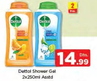Nesto Dettol shower gel 2x250ml asstd offer