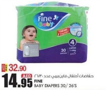 KM Trading Fine Baby Diapers 30 / 26's offer