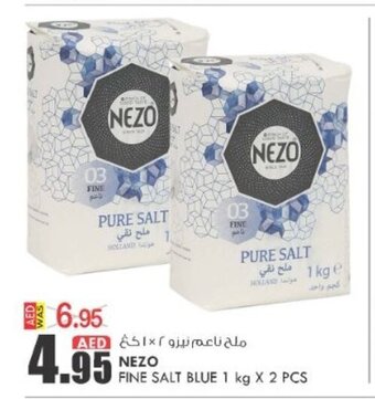 KM Trading Nezo Fine Salt Blue 1 kg x 2 Pcs offer