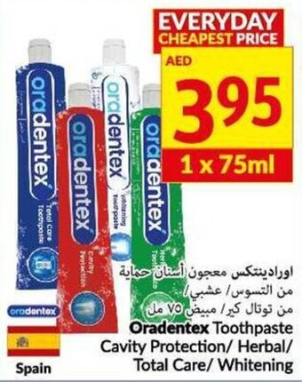 Viva Oradentex Toothpaste Cavity Protection/Herbal/Total Care/Whitening offer