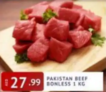 Al Madina Hypermarket Pakistan Beef Bonless, 1 kg offer