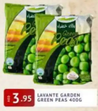 Al Madina Hypermarket Lavante Garden Green Peas 400g offer