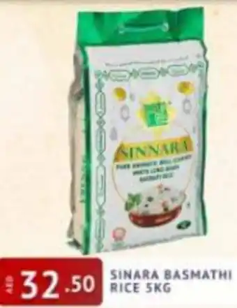 Al Madina Hypermarket Sinara Basmathi Rice 5kg offer