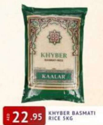 Al Madina Hypermarket Khyber Basmati Rice 5kg offer