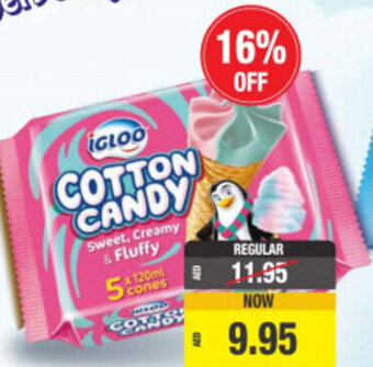 Union Coop Igloo cotton candy 5X120ML offer