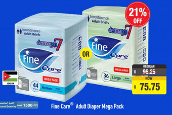 Union Coop Fine care adult diaper mega pack offer