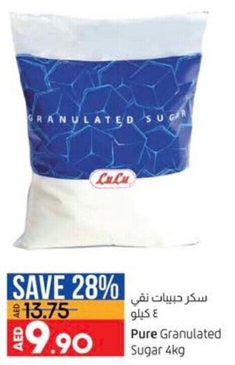 Lulu Hypermarket Pure granulated sugar 4KG offer