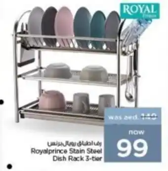 Nesto Royalprince Stain Steel Dish Rack 3-tier offer