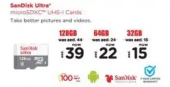 Nesto SanDisk Ultra microSDXC UHS-I Cards 128gb offer