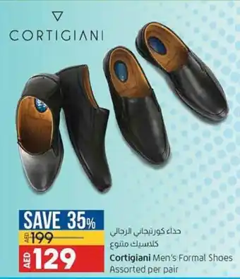 Lulu Hypermarket Cortigiani men's formal shoes assorted per pair offer