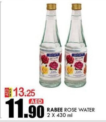 KM Trading Rabee rose water 2 x 430ML offer