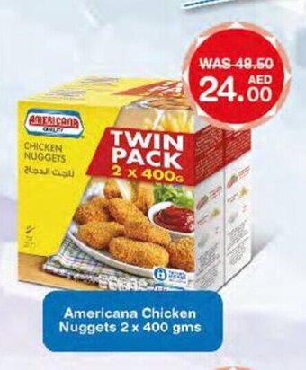 Choithrams Americana chicken nuggets 2x400GMS offer