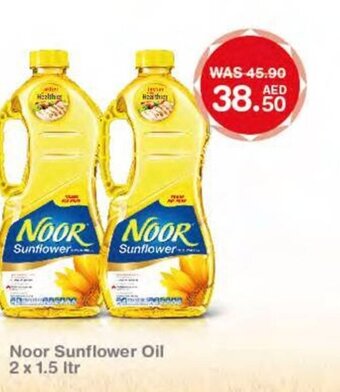 Choithrams Noor sunflower oil 2x1.5LTR offer