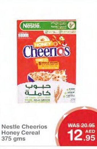 Choithrams Nestle cheerios honey cereal 375GMS offer