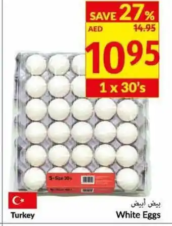 Viva White eggs Turkey 1 x 30's offer