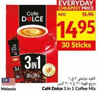 Viva Cafe dolce 3 in 1 coffee mix 30 stick offer