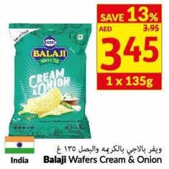 Viva Balaji wafers cream & onion 1x135G offer