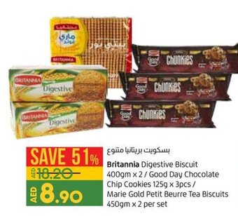 Lulu Hypermarket Britannia Digestive Biscuit offer