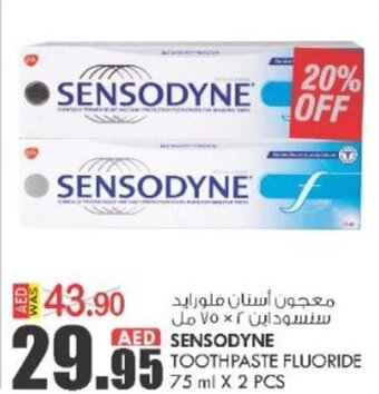 KM Trading Sensodyne toothpaste flouride 75ML x 2PCS offer