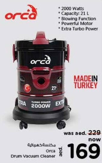 Last Chance Orca drum vacuum cleaner offer