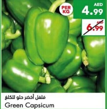 Almaya supermarket Green capsicum offer