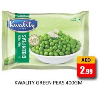 Al Madina Kwality green peas 400GM offer