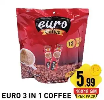 Day To Day Euro 3 in 1 Coffee offer