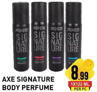 Day To Day Axe Signature Body Perfume offer