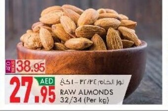 KM Trading Raw almonds 32/34 per kg offer