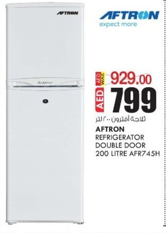 KM Trading Aftron refrigerator double door 200 litre AFR745H offer