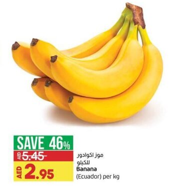 Lulu Hypermarket Banana Ecuador, per kg offer
