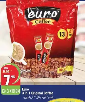 West Zone Supermarket Euro 3 in 1 original coffee 13+ 3 x 18GM offer