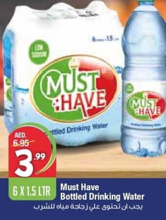 West Zone Supermarket Must have bottled drinking water 6 X 1.5LTR offer