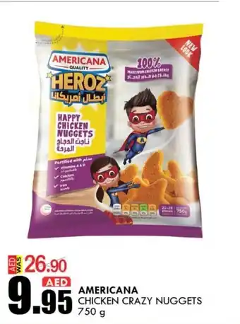 KM Trading Americana chicken crazy nuggets 750g offer