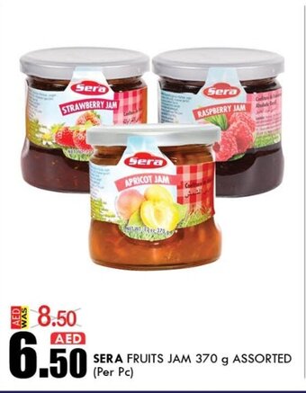 KM Trading Sera fruits jam 370g assorted offer