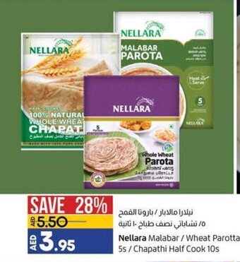 Lulu Hypermarket Nellara malabar / wheat parotta 5s / chapathi half cook 10s offer