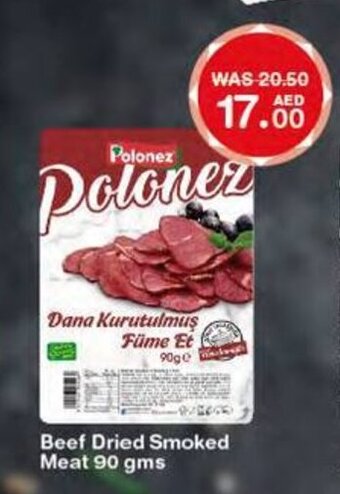 Choithrams Polonez beef dried smoked meat 90GMS offer