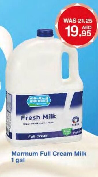 Choithrams Marmum full cream milk 1GAL offer
