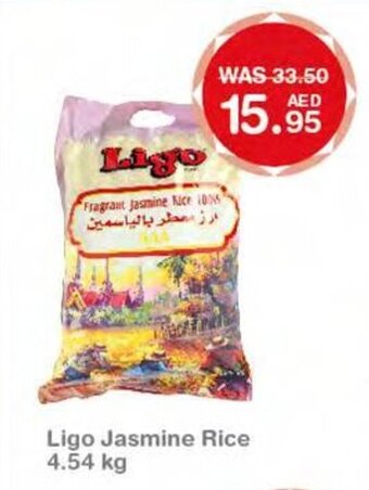 Choithrams Ligo Jasmine Rice 4.54 kg offer