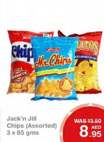 Choithrams Jack'n Jill Chips Assorted 3 x 85 gms offer