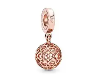 Pandora Openwork heart ball dangle charm offer