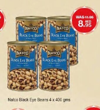Choithrams Natco black eye beans 4 x 400 gms offer