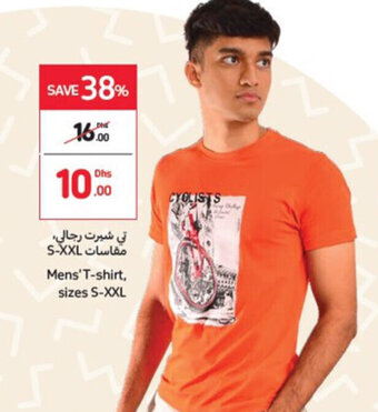 Carrefour Mens T-shirt, sizes S-XXL offer
