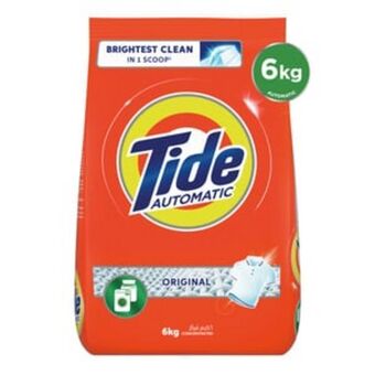 Lulu Hypermarket Tide automatic powder laundry detergent original scent 6kg  offer