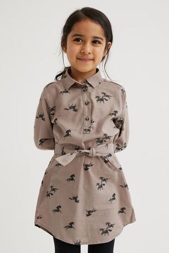 H&M Belted shirt dress offer
